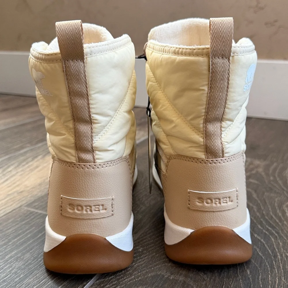 SOREL Women's Honey White Whitney II Plus Lace Waterproof Boots—10 - Picture 12 of 16